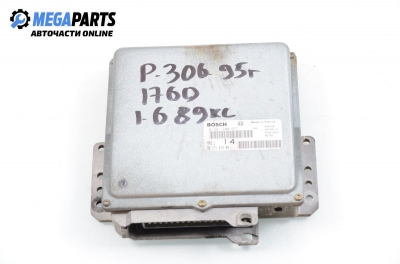 ECU for Peugeot 306 1.6, 89 hp, 3 doors, 1995 № BOSCH 0 261 200 677