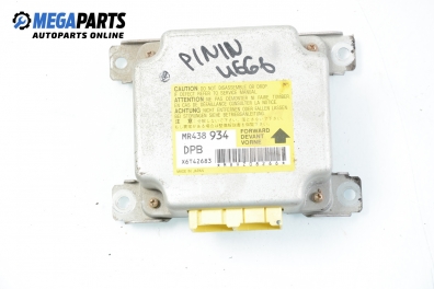 Steuermodul airbag for Mitsubishi Pajero Pinin 2.0 GDI, 129 hp, 2003 № MR438 934