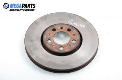 brake disc for Volkswagen Golf IV 1.8 T, 150 hp, 3 doors, 1998, position: front