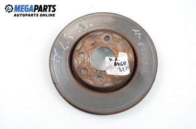 Disc de frână pentru Toyota Aygo 1.0, 68 cp, 3 uși, 2006, poziție: stânga - fața