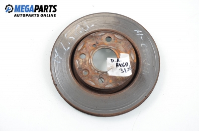 Brake disc for Toyota Aygo 1.0, 68 hp, 3 doors, 2006, position: front - left