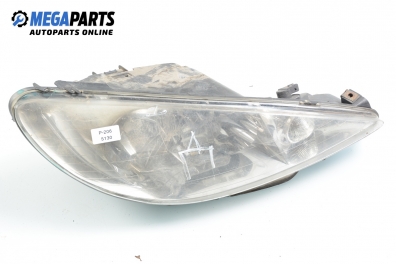 Far pentru Peugeot 206 1.6, 89 cp, hatchback, 5 uși, 1999, poziție: dreapte