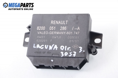 Parking sensor control module for Renault Laguna 1.9 dCi, 120 hp, station wagon, 2001 № 8200 051 286
