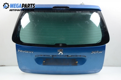 Boot lid for Peugeot 307 1.6 HDI, 90 hp, station wagon, 2006