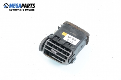 AC heat air vent for Nissan Micra (K11) 1.0 16V, 54 hp, 3 doors, 1995