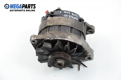 Alternator for Renault Espace II 2.1 TD, 88 hp, 1992