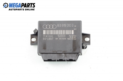 Modul de comandă cu senzori parktronic pentru Audi A4 (B7) 2.0 16V TDI, 140 cp, combi automat, 2007 № 8E0 919 283 D / Valeo 601.897