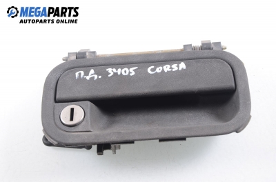 Außengriff für Opel Corsa B 1.5 D, 50 hp, hecktür, 5 türen, 1994, position: rechts, vorderseite