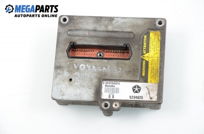 Modul de comandă ABS pentru Chrysler Voyager 3.3, 150 cp automat, 1992 № 5234025