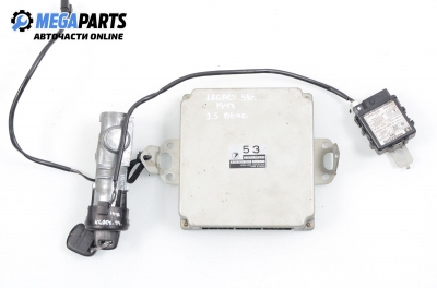 ECU incl. ignition key and immobilizer for Subaru Legacy 2.5, 156 hp, station wagon automatic, 1999 № 22611 AE151