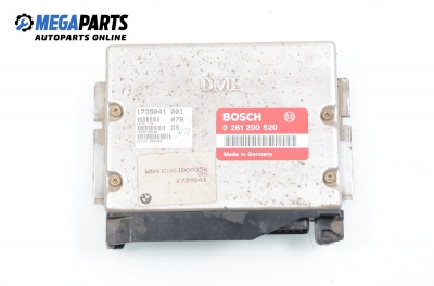 ECU for BMW 3 (E36) 1.8, 113 hp, sedan, 1992 № Bosch 0 261 200 520