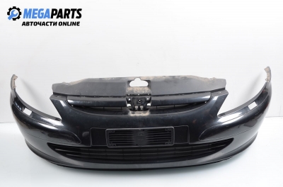 Front bumper for Peugeot 307 1.6, 110 hp, cabrio, 2001, position: front