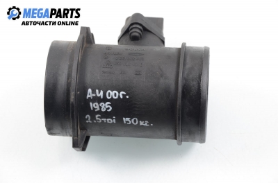 Air mass flow meter for Audi A4 (B5) 2.5 TDI, 150 hp, station wagon automatic, 2000 № Bosch 0 281 002 403
