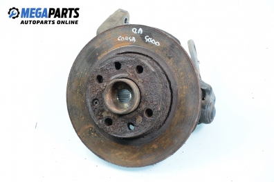 Knuckle hub for Opel Corsa B 1.2 16V, 65 hp, 3 doors, 1998, position: front - left