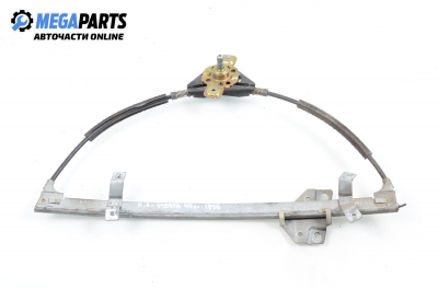 Macara geam cu acționare manuală pentru Ford Fiesta III 1.1, 50 cp, 5 uși, 1995, poziție: stânga - fața