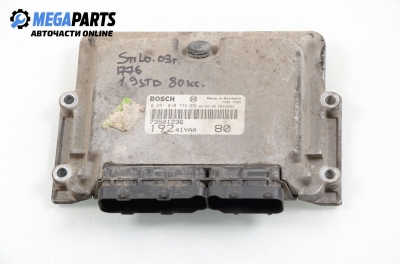 ECU for Fiat Stilo 1.9 JTD, 80 hp, hatchback, 5 doors, 2003 № Bosch 0 281 010 738