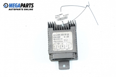 Radiator fan relay for Mercedes-Benz E-Class 210 (W/S) 2.2 CDI, 143 hp, station wagon automatic, 2000 № A 025 545 59 32