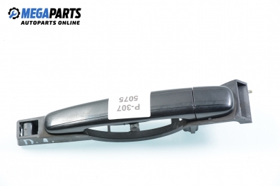 Outer handle for Peugeot 307 2.0 HDi, 90 hp, hatchback, 5 doors, 2004, position: front - left