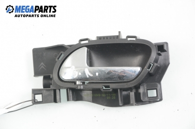 Inner handle for Citroen C4 Picasso 1.6 HDi, 109 hp automatic, 2009, position: rear - left № 96555518VD