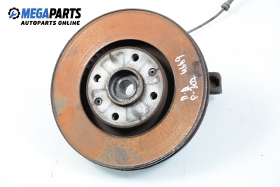 Knuckle hub for Peugeot 307 1.6 16V, 109 hp, hatchback, 5 doors automatic, 2002, position: front - right