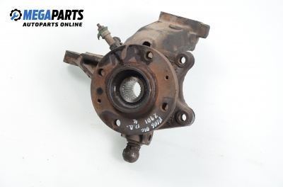 Knuckle hub for Peugeot 206 2.0 HDI, 90 hp, hatchback, 3 doors, 2001, position: front - right