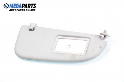 Sun visor for Peugeot 206 1.6, 89 hp, hatchback, 5 doors, 1999, position: right