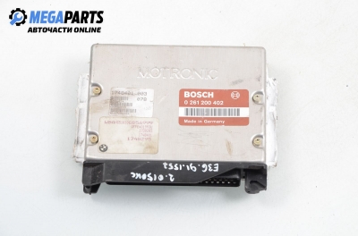 ECU for BMW 3 (E36) 2.0, 150 hp, sedan, 1991 № Bosch 0 261 200 402