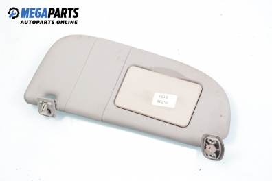 Sun visor for Peugeot 206 1.6, 89 hp, hatchback, 5 doors, 1999, position: left