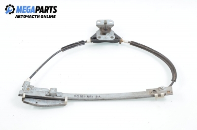 Macara geam cu acționare manuală pentru Volkswagen Passat 1.8, 90 cp, combi, 1989, poziție: stânga - spate