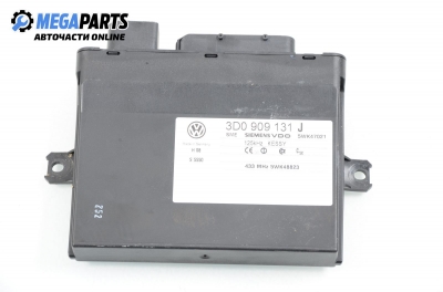 Central lock module for Volkswagen Phaeton 3.2, 241 hp automatic, 2003 № 3D0 909 131 J