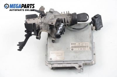 ECU incl. ignition key and immobilizer for BMW 7 (E38) 2.5 TDS, 143 hp, sedan automatic, 1996 № Bosch 0 281 001 373
