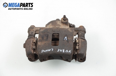 Caliper for Nissan Sunny (B12, N13) 1.6, 84 hp, sedan, 1988, position: front - left