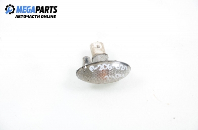 Blinker for Peugeot 206 1.4 HDI, 68 hp, hatchback, 5 doors, 2002