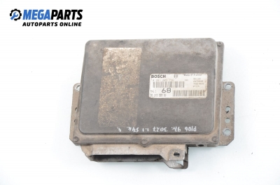 ECU für Peugeot 106 1.1, 54 hp, 5 türen, 1997 № Bosch 0 261 203 736