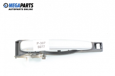 Outer handle for Peugeot 307 1.6 HDi, 109 hp, station wagon, 2004, position: rear - left