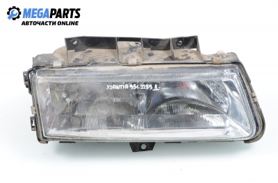 Headlight for Citroen Xantia 1.6, 88 hp, hatchback, 1995, position: right