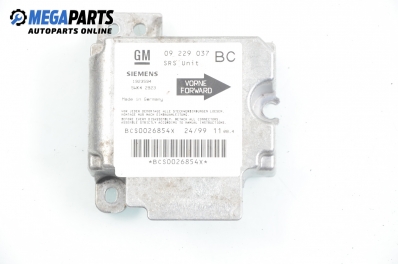 Modul airbag for Opel Astra G 2.0 DI, 82 hp, hatchback, 1999 № GM 09 229 037