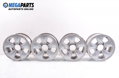 Alloy wheels for Kia Sportage (1993-2004) 15 inches, width 6 (The price is for the set)
