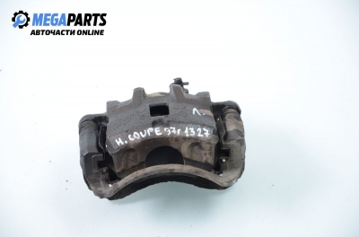 Caliper for Hyundai Coupe (RD) 1.6 16V, 114 hp, 1997, position: front - left