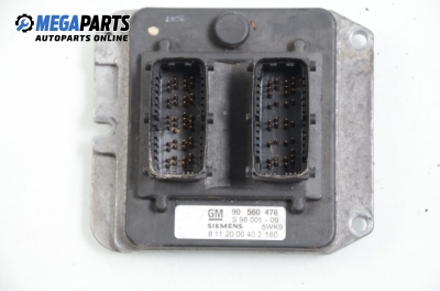 ECU pentru Opel Vectra B 1.8 16V, 115 cp, sedan, 1999 № GM 90 560 476