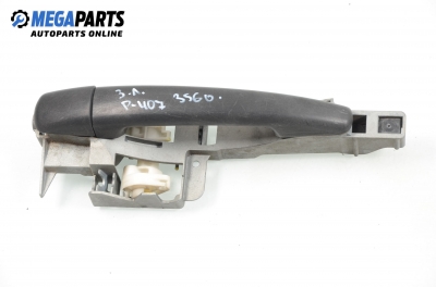 Mâner exterior pentru Peugeot 407 1.6 HDi, 109 cp, sedan, 2004, poziție: stânga - spate