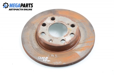 brake disc for Opel Corsa B 1.2, 45 hp, 3 doors, 1995, position: front