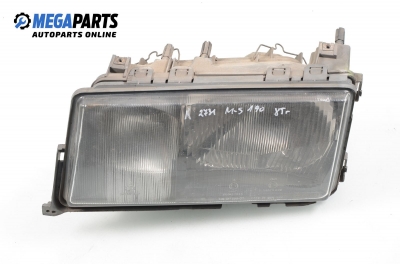 Headlight for Mercedes-Benz 190E 2.0 D, 75 hp, 1985, position: left