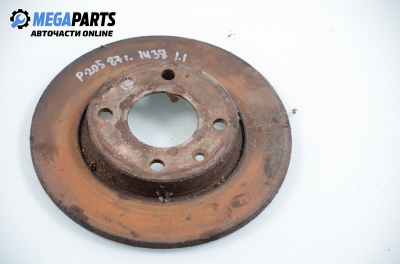 Brake disc for Peugeot 205 1.1, 54 hp, 1987, position: front