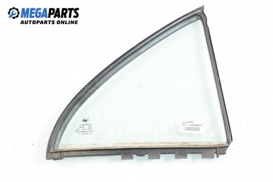 Door vent window for Toyota Avensis 2.0 D-4D, 116 hp, hatchback, 2004, position: rear - right