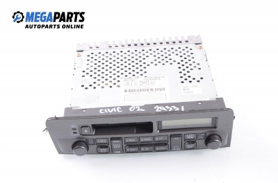 CD Player for Honda Civic 1.4, 75 hp, hatchback, 5 doors automatic, 2002