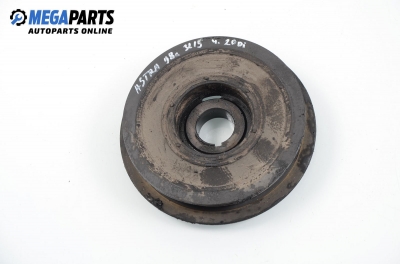 Belt pulley for Opel Astra G 2.0 DI, 82 hp, station wagon, 1998