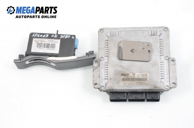 ECU incl. card and reader for Renault Laguna 2.2 dCi, 150 hp, station wagon, 2002 № Bosch 0 281 011 325