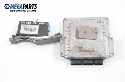 ECU mit leser und karte für Renault Laguna 2.2 dCi, 150 hp, combi, 2002 № Bosch 0 281 011 325