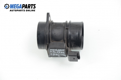 Air mass flow meter for Renault Megane 1.9 dCi, 120 hp, hatchback, 3 doors, 2003 № 5WK9620